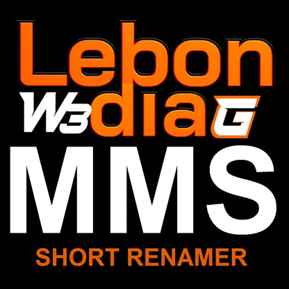 007 LEBONDIAG - MMSHORT RENAMER raccourcir vos noms de fichiers. (pour Windows 10 ou 11)